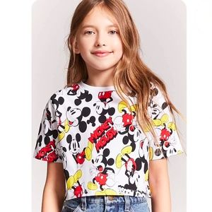 Forever 21 Mickey Mouse printed shirt